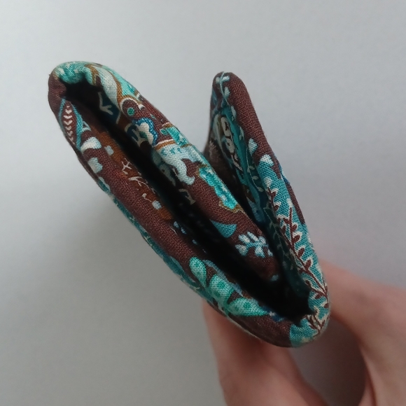 Vera Bradley Java Blue Compact Wallet - Picture 15 of 17